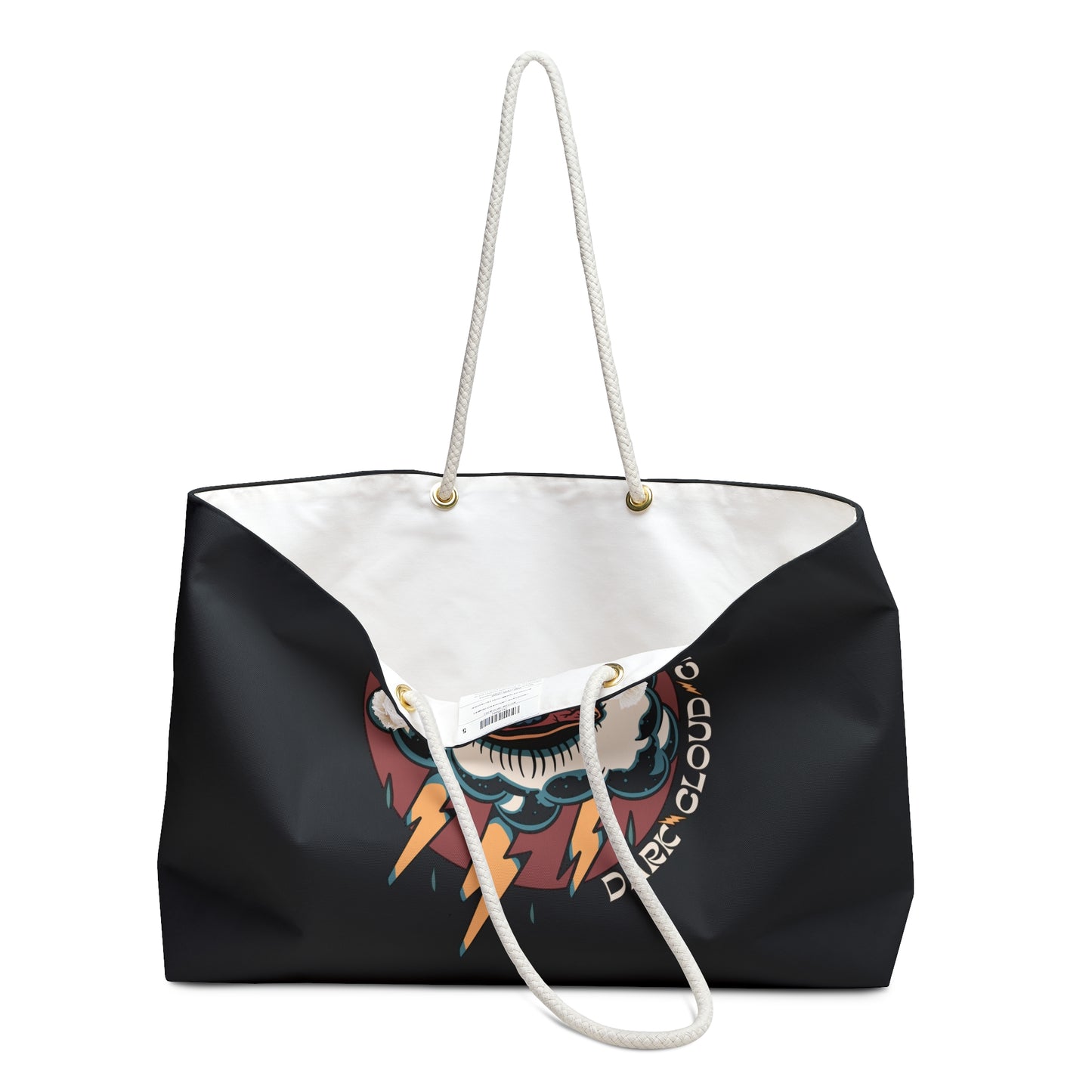 Dark Cloud Club Traditional Tattoo Weekender Bag - Foxlark Crystal Jewelry