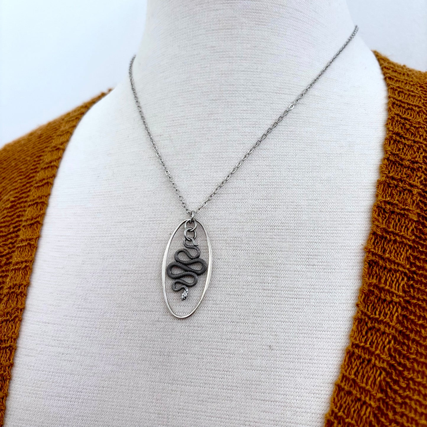 Snake Talisman Necklace / Talisman Collection-Sterling Silver