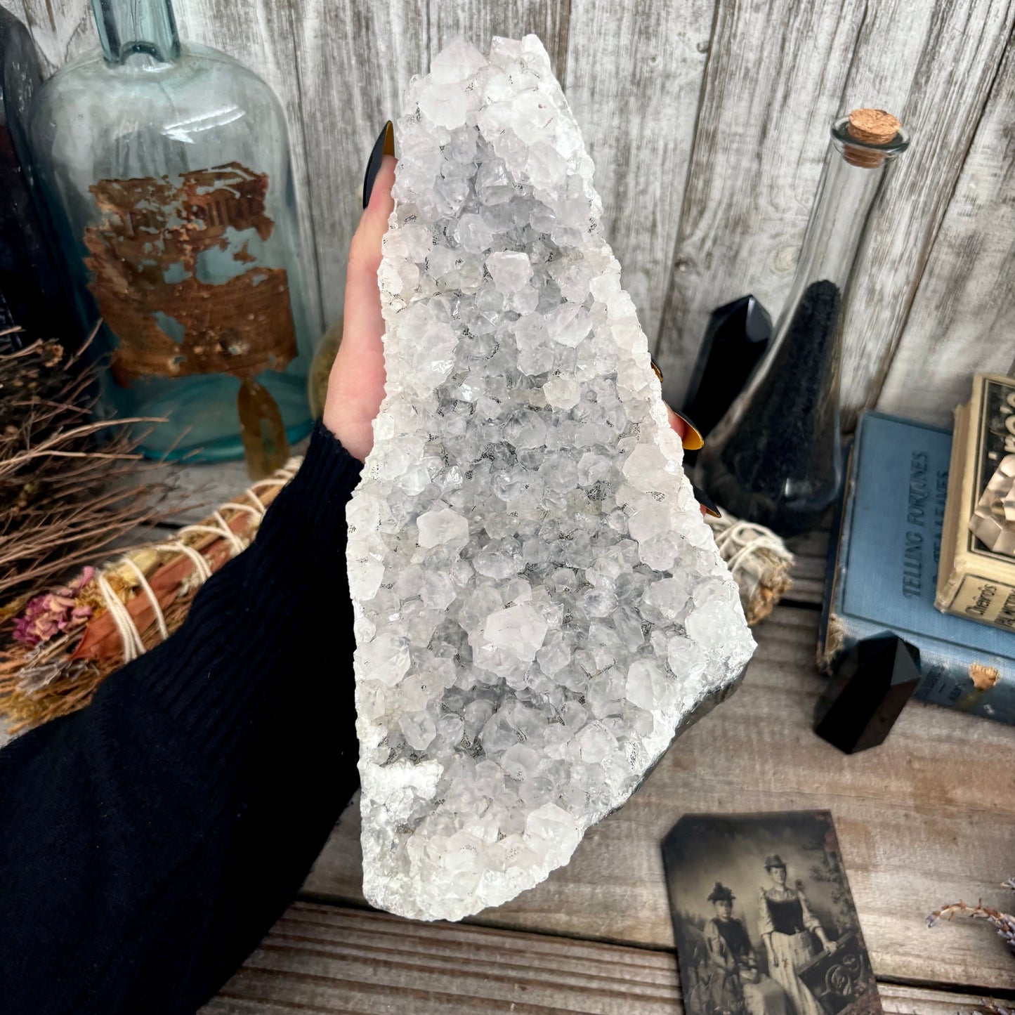 Large Self Standing Amethyst Geode Crystal Cluster / FoxlarkCrystals