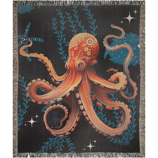 Octopus - Woven Blanket