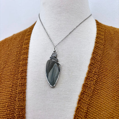 Multi Stone Peach Moonstone Imperial Jasper Necklace Silver / Foxlark Collection
