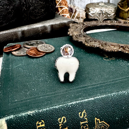 Lucky Penny Club - Tooth Fairy Ring Size 7 8 9 10 Fine Silver - Foxlark Collection