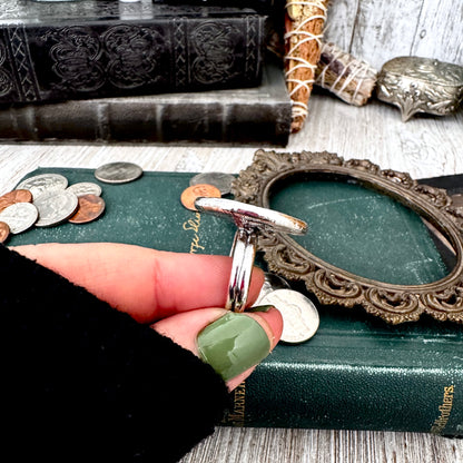 Lucky Penny Club - Vintage Collectible NYC Subway National Parks Token Ring Fine Silver Size 8 / One of a Kind