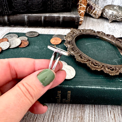 Lucky Penny Club - HOBO Nickel Vintage Truck Coin Ring Fine Silver Size 11 / One of a Kind