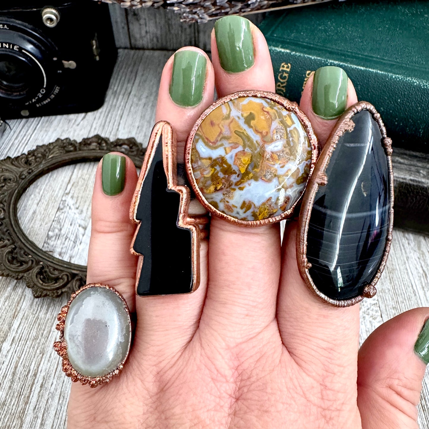 Size 7 Copper / Silver FLASH SALE - NEW or Discontinued or Imperfect Jewelry -  # 148 - 151