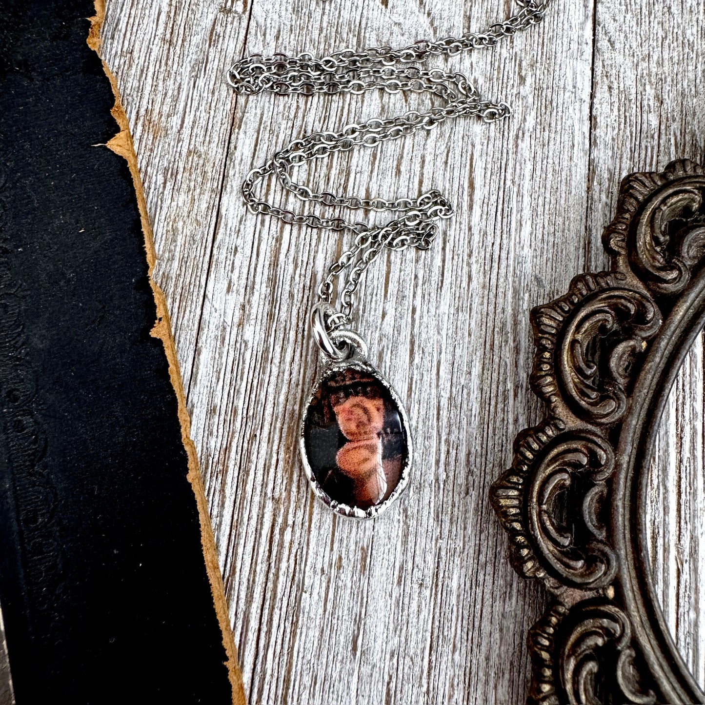 Road To Nowhere - Vintage Dive Bar Toilet Necklace Fine Silver - One of a Kind