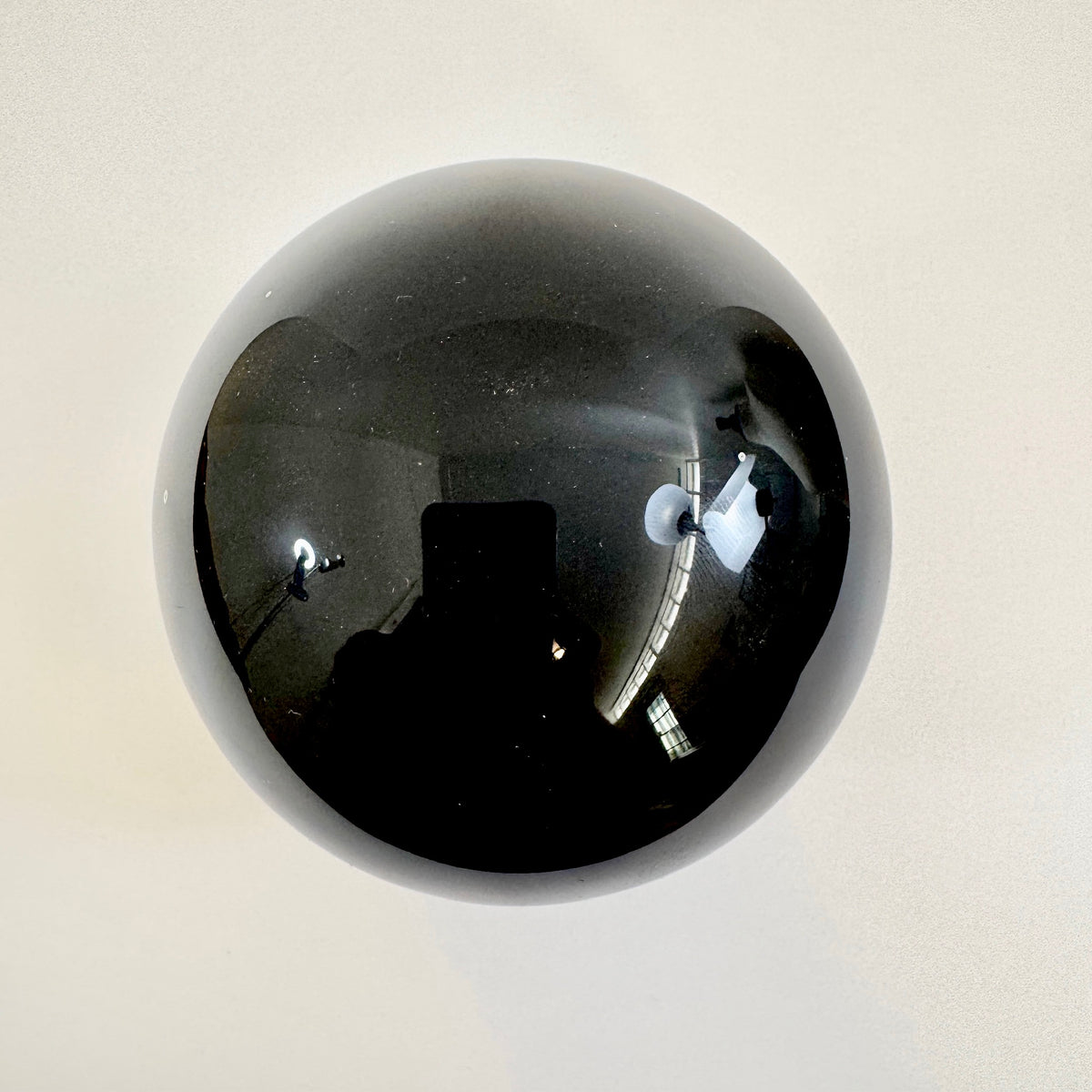 Large Black Obsidian Crystal Ball / FoxlarkCrystals