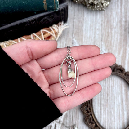 Faux Tooth Talisman Necklace / Talisman Collection-Sterling Silver