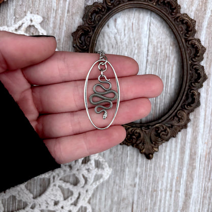 Snake Talisman Necklace / Talisman Collection-Sterling Silver