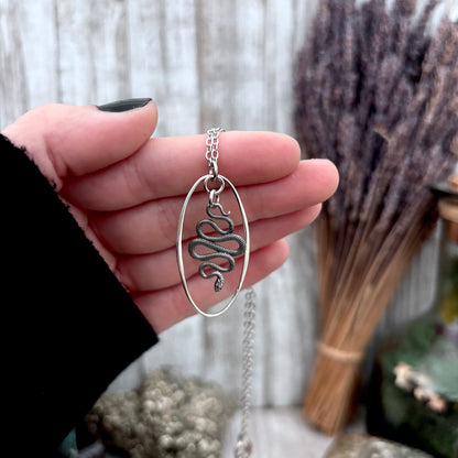 Snake Talisman Necklace / Talisman Collection-Sterling Silver