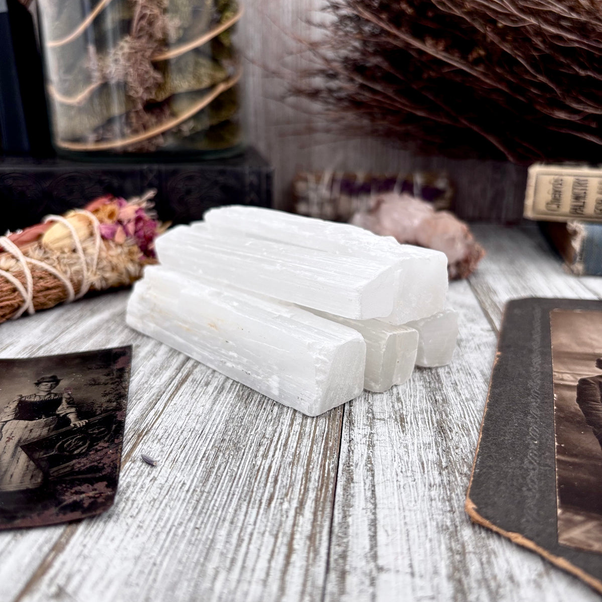 Crystal Selenite Stick / FoxlarkCrystals FOXLARK