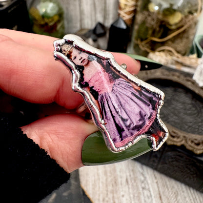 The Weirdlings - Fine Silver Ring Size 9 / One of a Kind