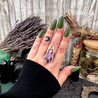 The Weirdlings - Fine Silver Ring Size 9 / One of a Kind