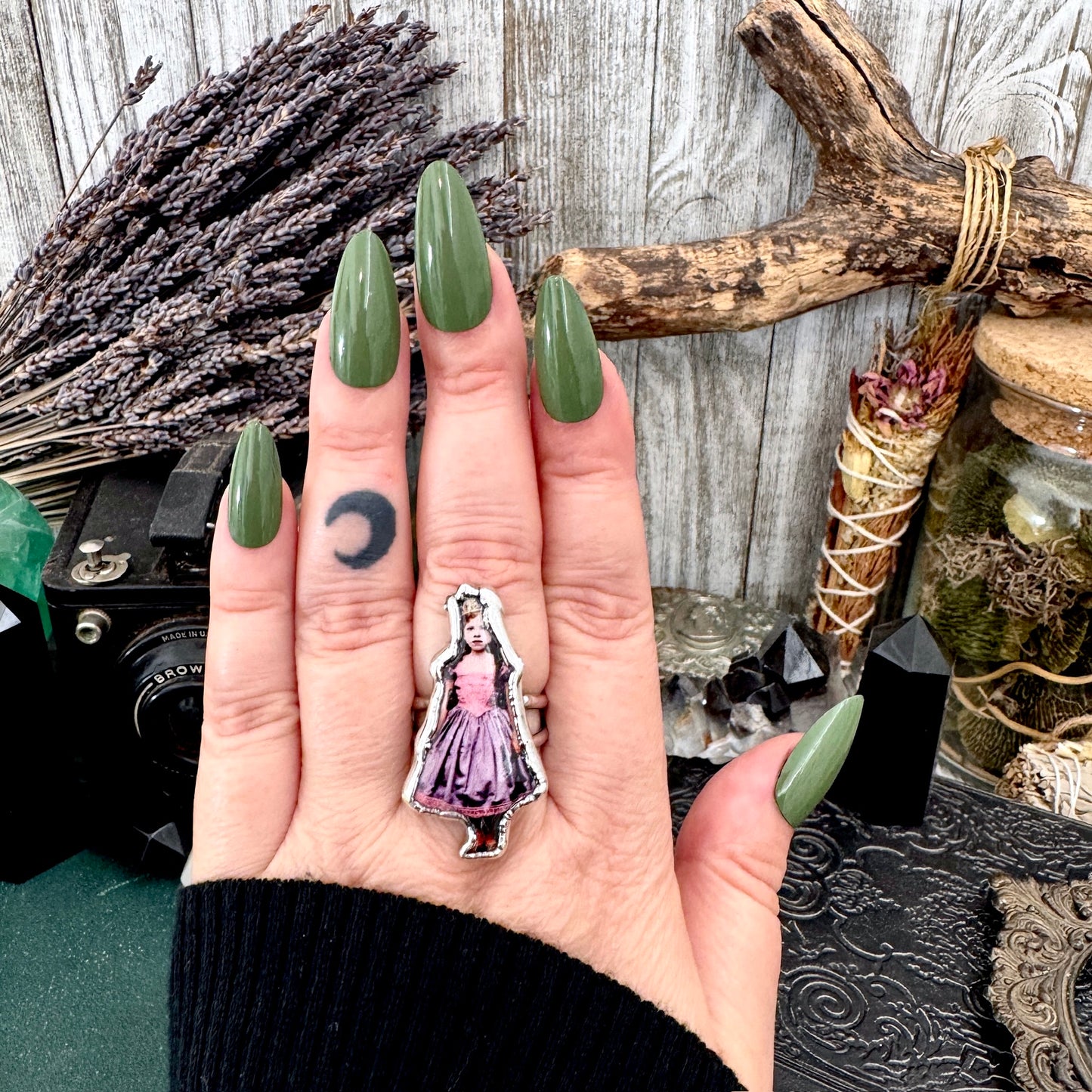 The Weirdlings - Fine Silver Ring Size 9 / One of a Kind