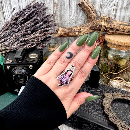 The Weirdlings - Fine Silver Ring Size 9 / One of a Kind