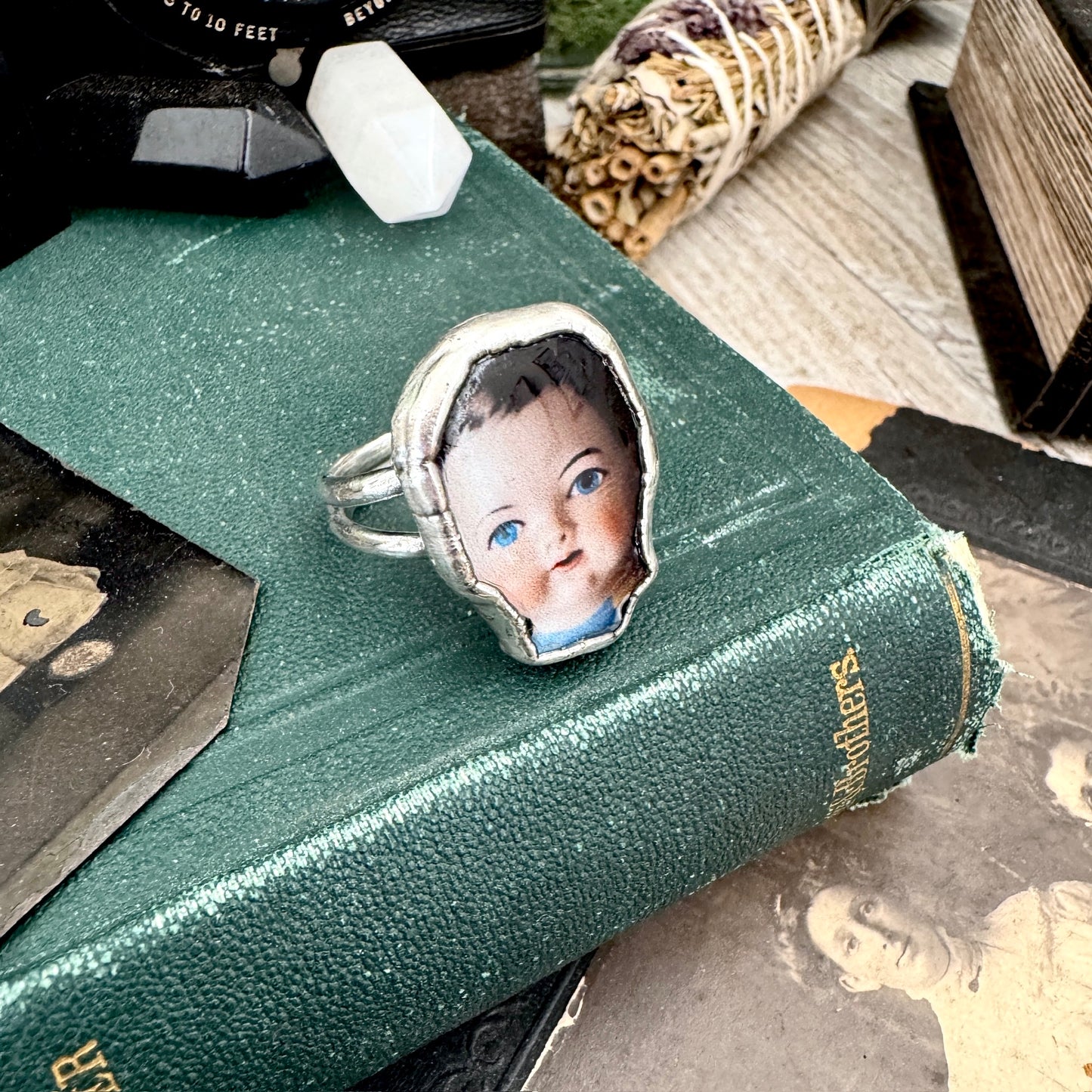 The Weirdlings - Fine Silver Ring Size 11 / One of a Kind