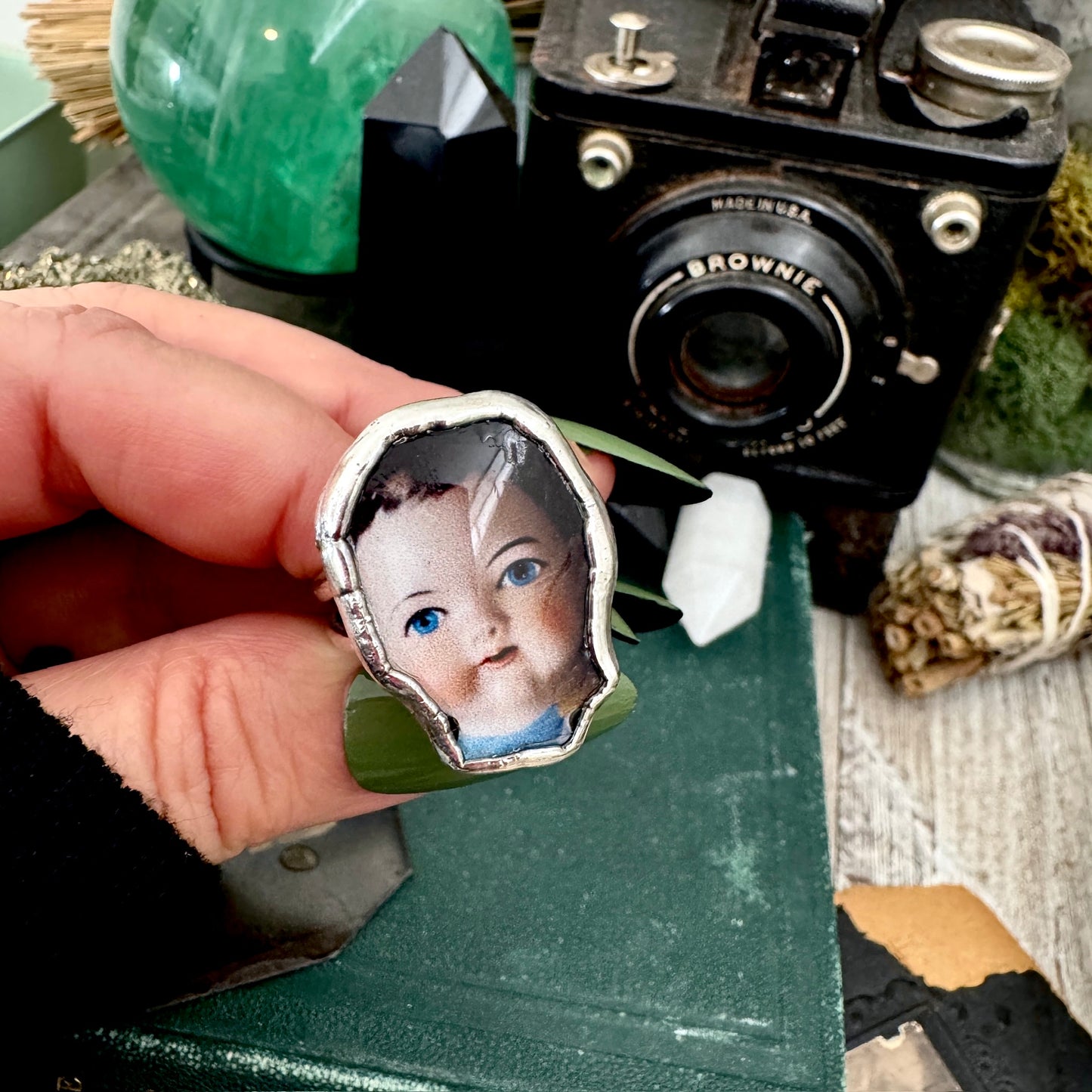 The Weirdlings - Fine Silver Ring Size 11 / One of a Kind