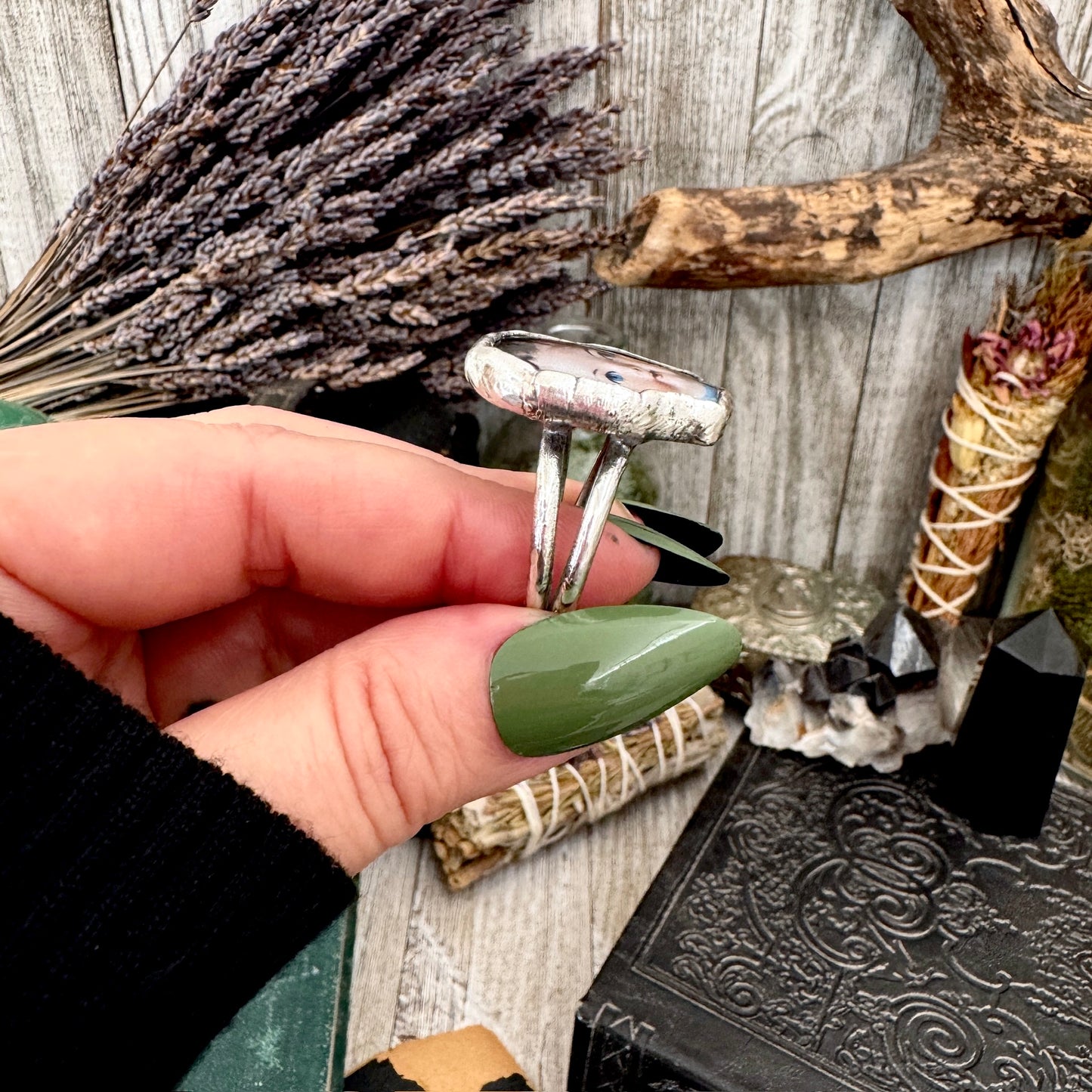 The Weirdlings - Fine Silver Ring Size 11 / One of a Kind