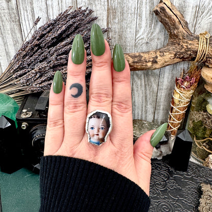 The Weirdlings - Fine Silver Ring Size 11 / One of a Kind