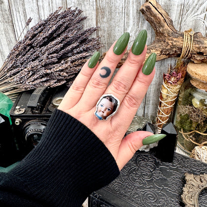 The Weirdlings - Fine Silver Ring Size 11 / One of a Kind