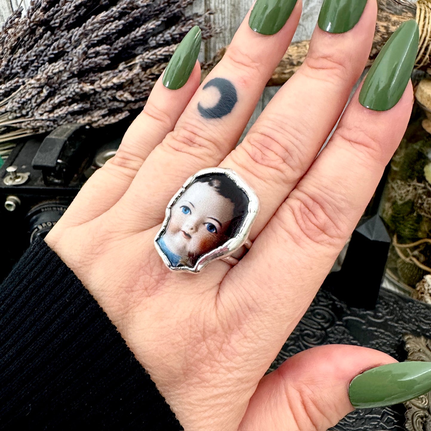 The Weirdlings - Fine Silver Ring Size 11 / One of a Kind