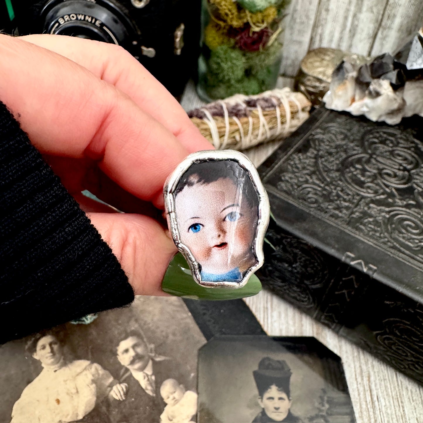 The Weirdlings - Fine Silver Ring Size 11 / One of a Kind