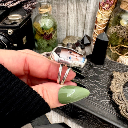 The Weirdlings - Fine Silver Ring Size 11 / One of a Kind