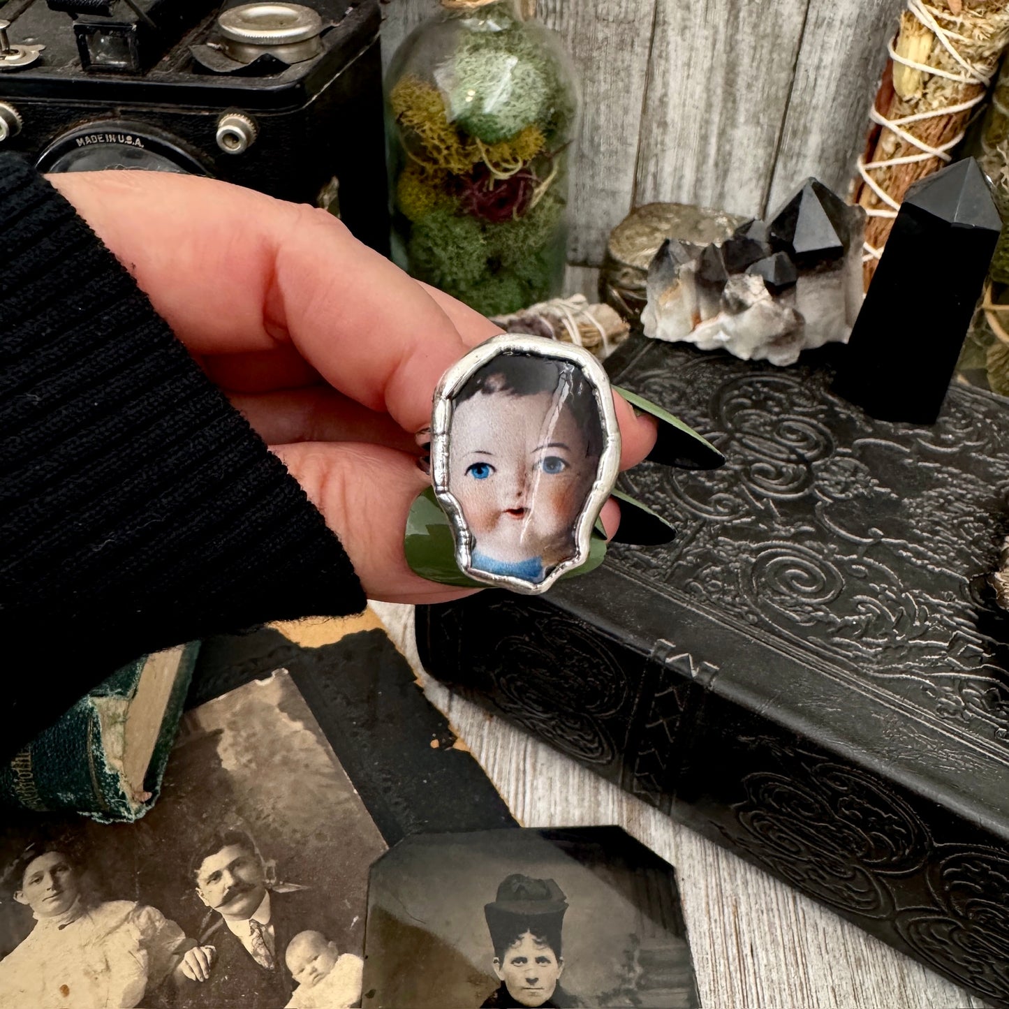 The Weirdlings - Fine Silver Ring Size 11 / One of a Kind