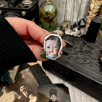 The Weirdlings - Fine Silver Ring Size 11 / One of a Kind