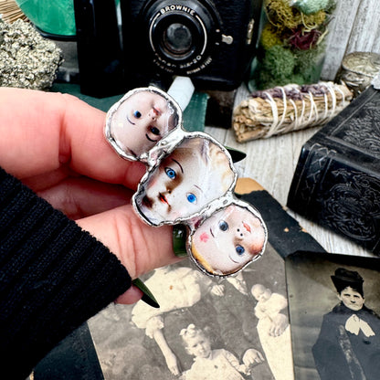 The Weirdlings - Fine Silver Ring Size 9 / One of a Kind