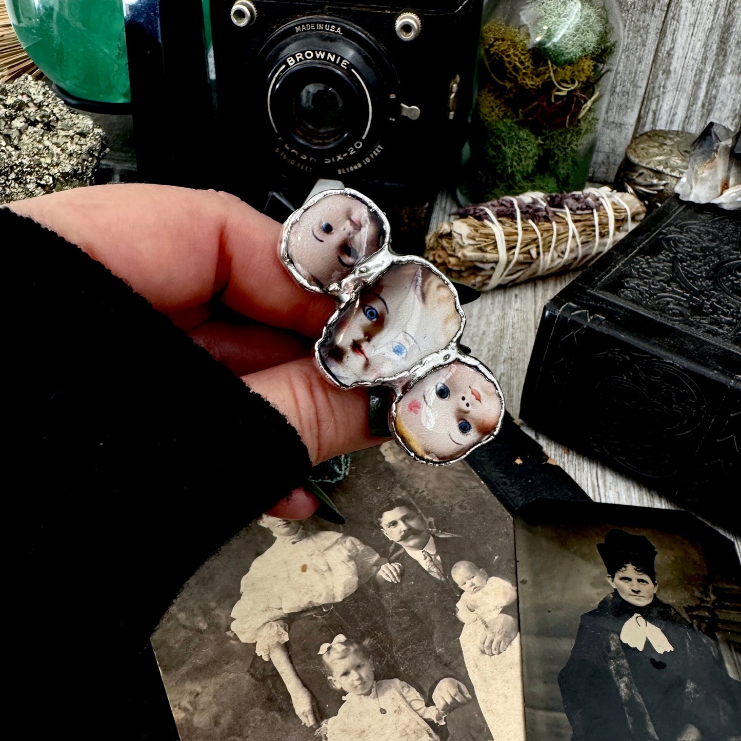 The Weirdlings - Fine Silver Ring Size 9 / One of a Kind