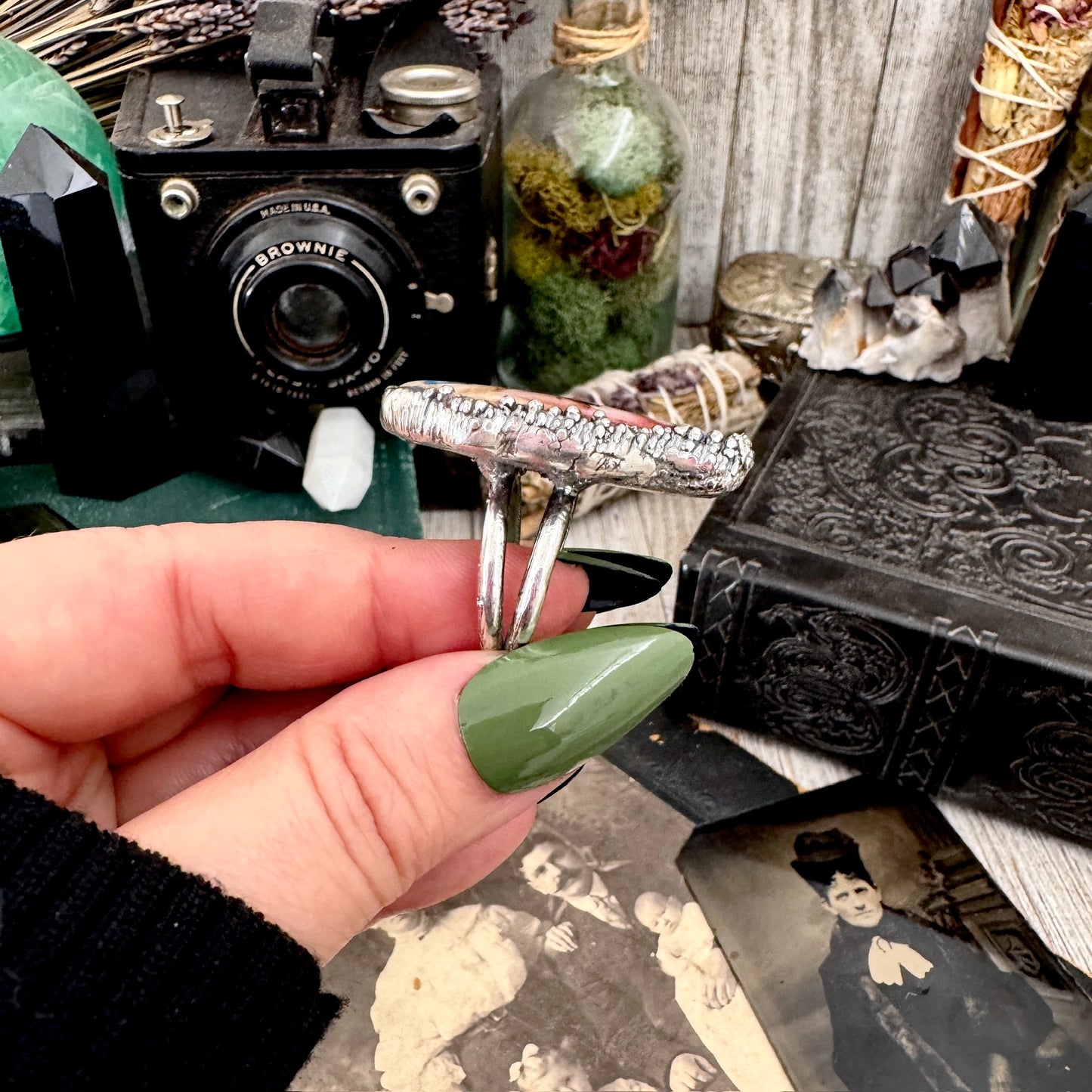 The Weirdlings - Fine Silver Ring Size 9 / One of a Kind