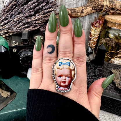 The Weirdlings - Fine Silver Ring Size 9 / One of a Kind