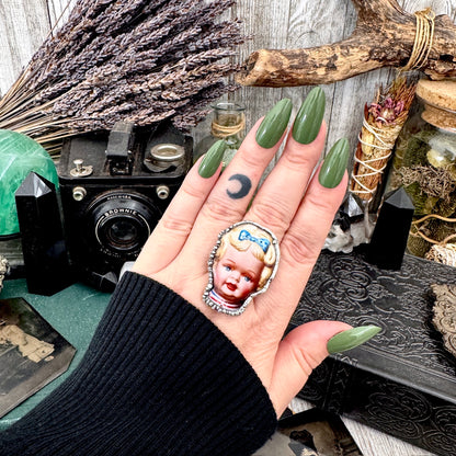 The Weirdlings - Fine Silver Ring Size 9 / One of a Kind