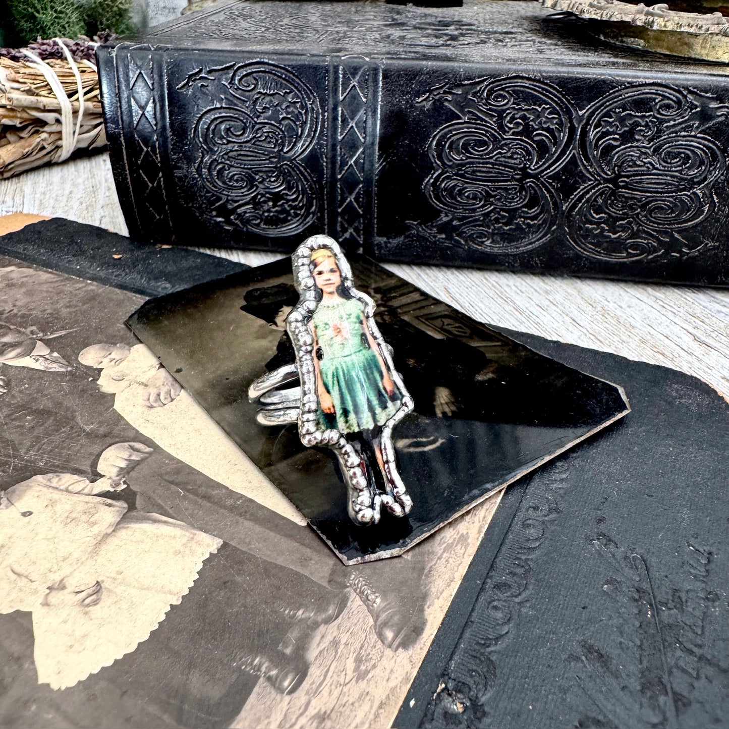 The Weirdlings - Fine Silver Ring Size 10 / One of a Kind