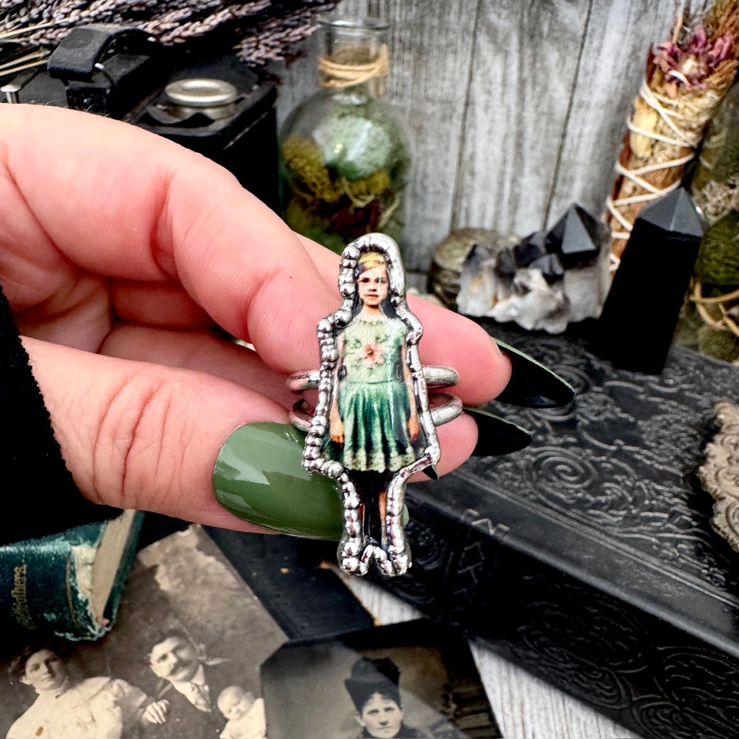 The Weirdlings - Fine Silver Ring Size 10 / One of a Kind