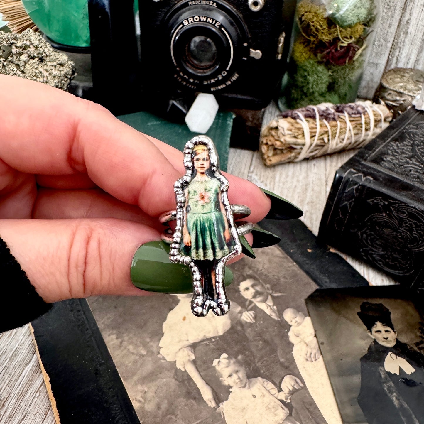 The Weirdlings - Fine Silver Ring Size 10 / One of a Kind