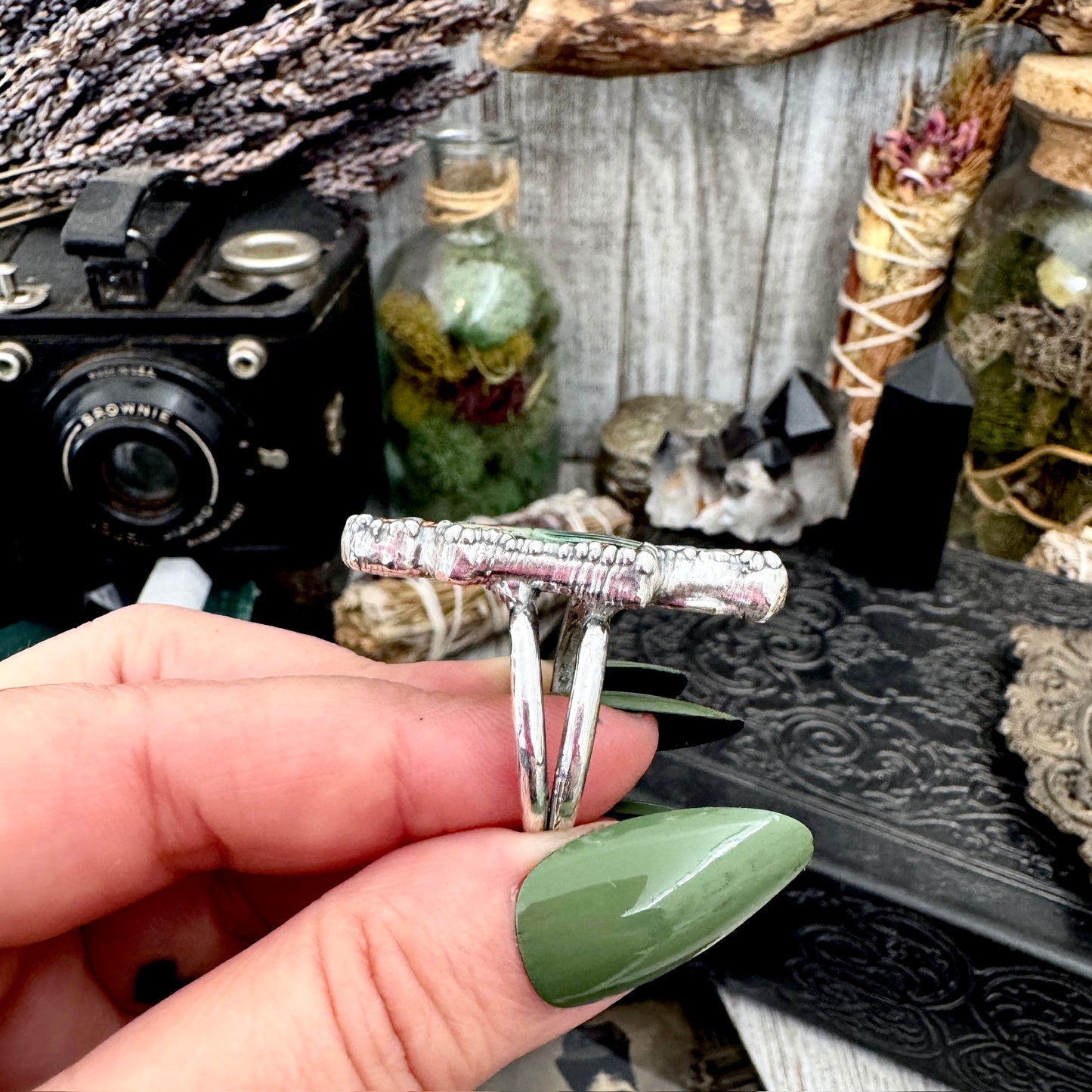 The Weirdlings - Fine Silver Ring Size 10 / One of a Kind