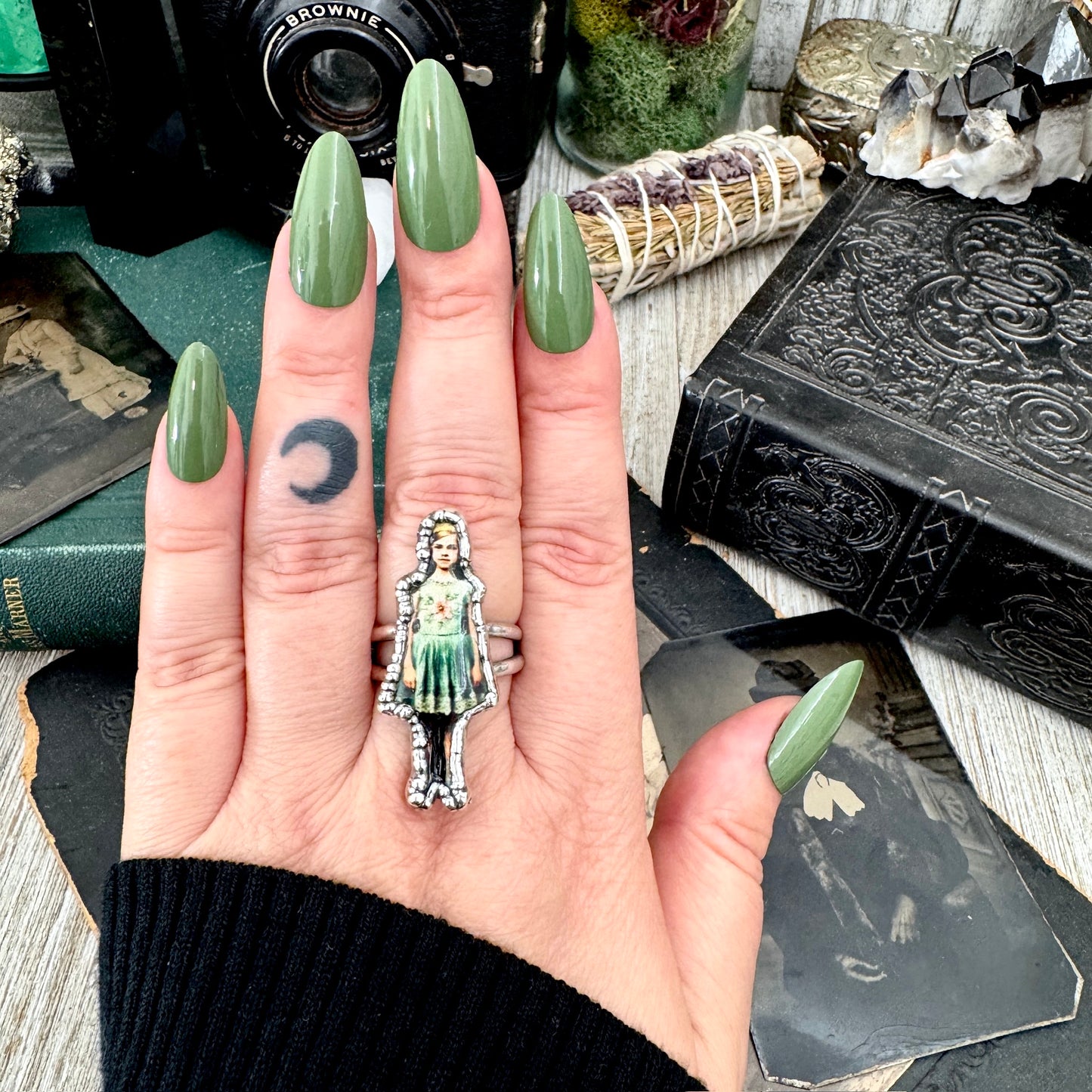 The Weirdlings - Fine Silver Ring Size 10 / One of a Kind