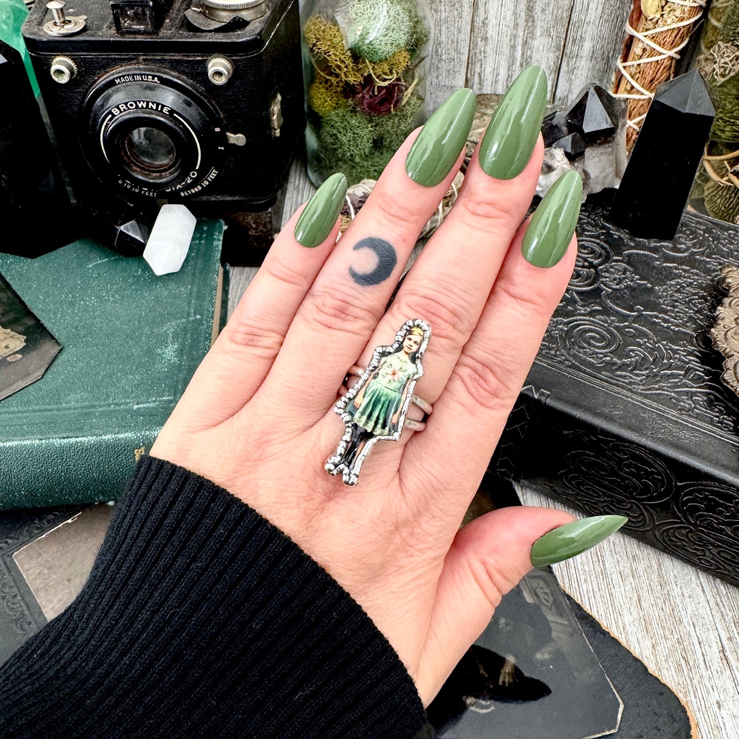 The Weirdlings - Fine Silver Ring Size 10 / One of a Kind