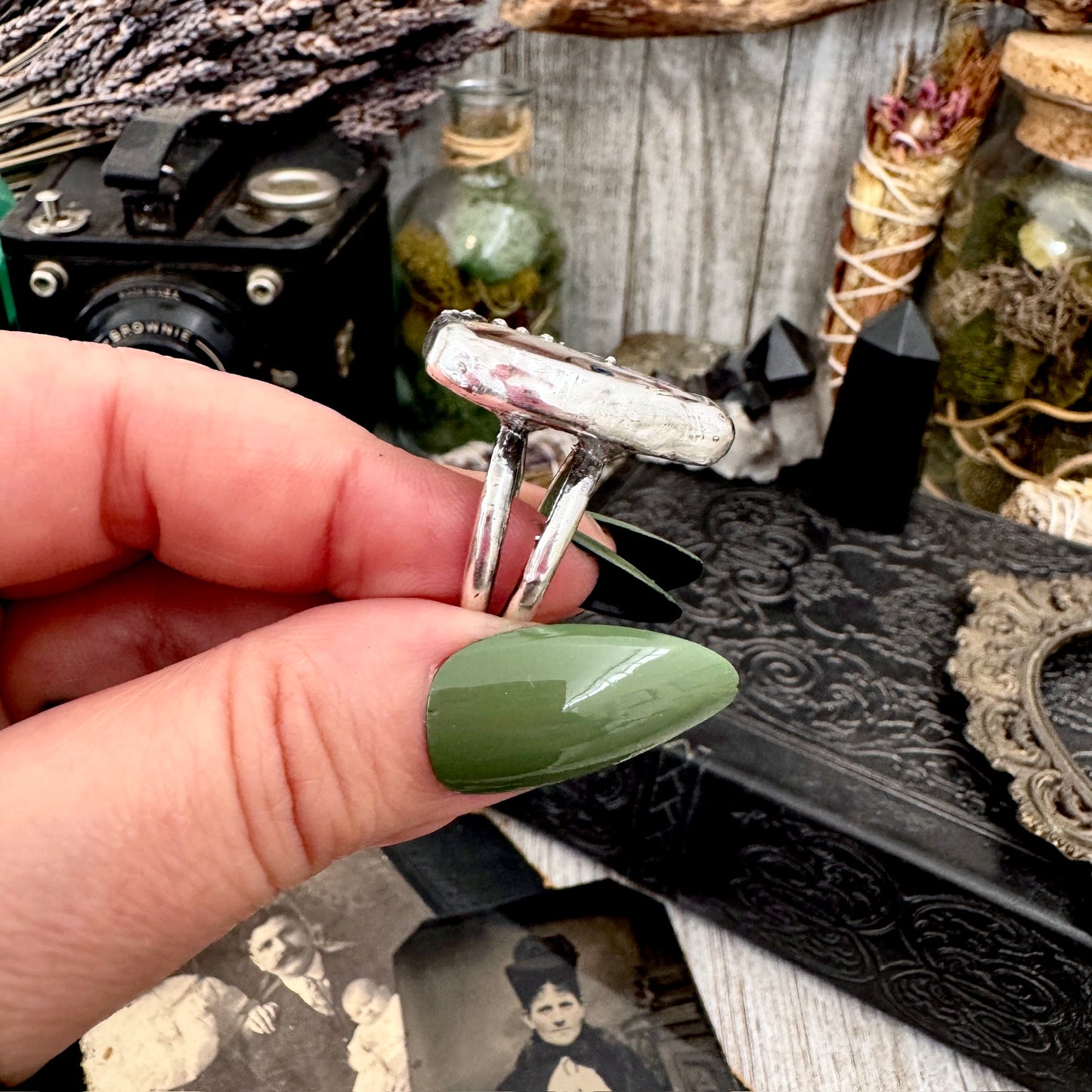 The Weirdlings - Fine Silver Ring Size 8 / One of a Kind