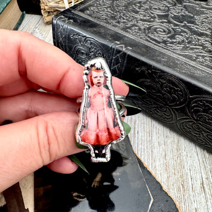 The Weirdlings - Fine Silver Ring Size 8 / One of a Kind