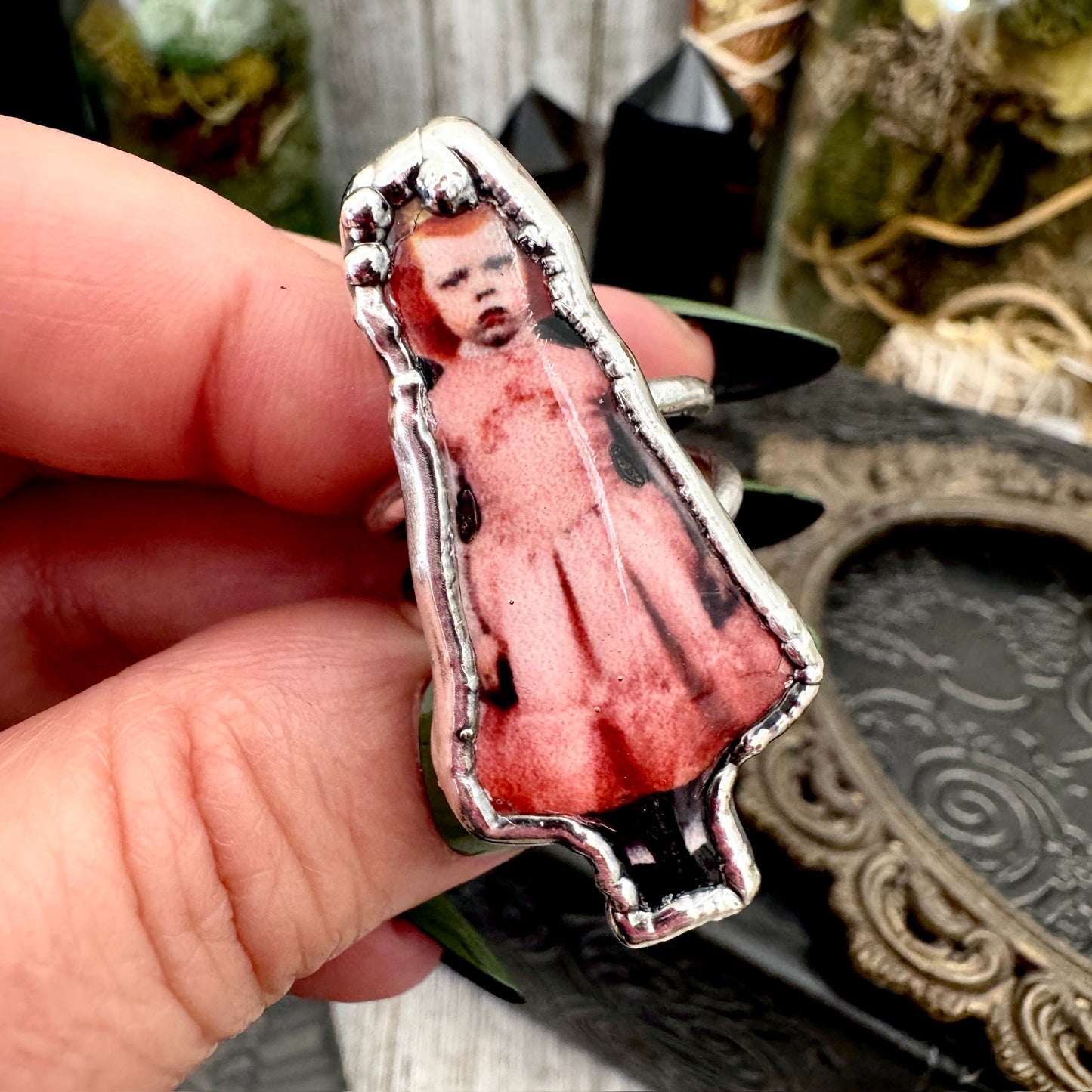 The Weirdlings - Fine Silver Ring Size 8 / One of a Kind