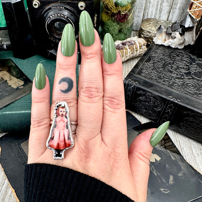 The Weirdlings - Fine Silver Ring Size 8 / One of a Kind