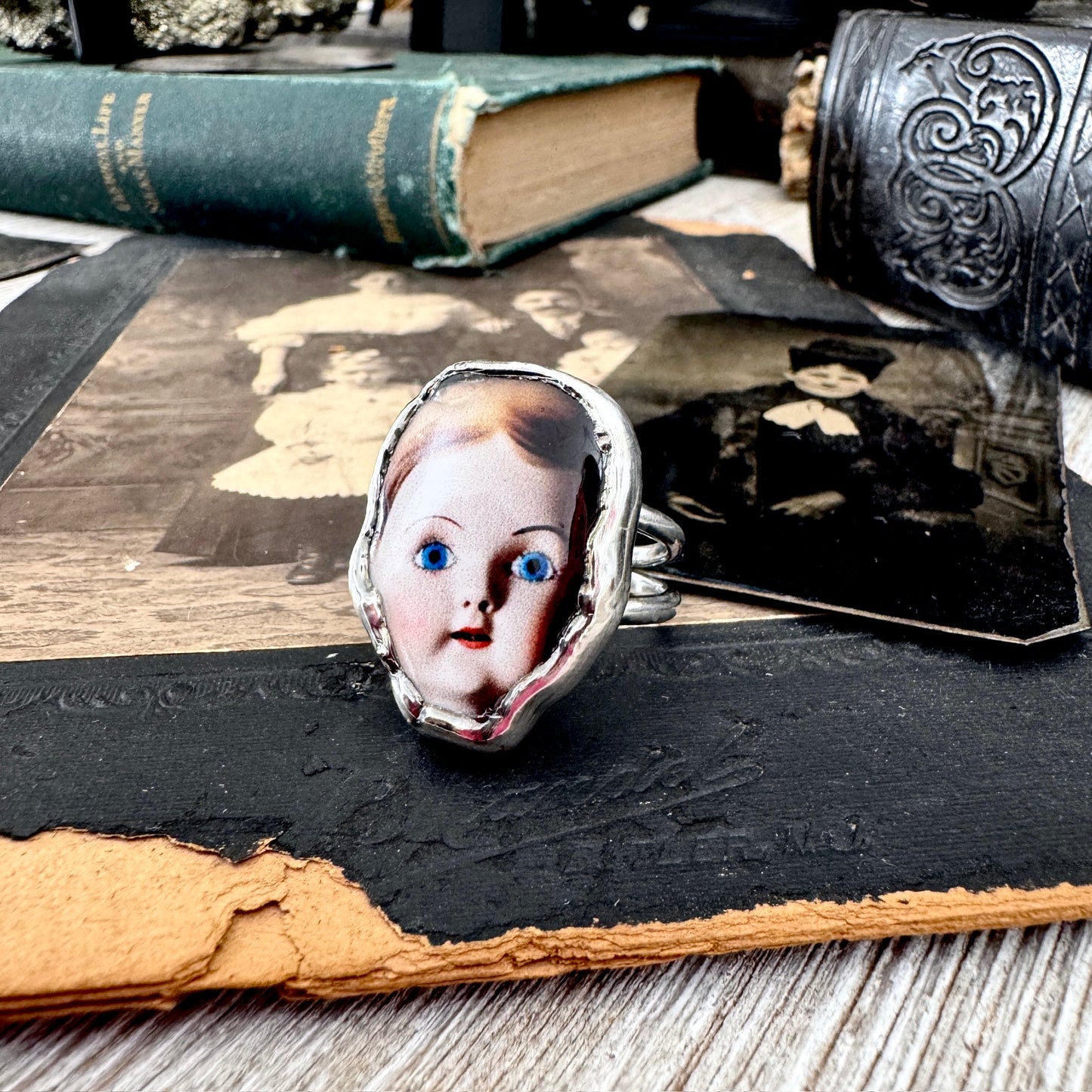The Weirdlings - Fine Silver Ring Size 7 / One of a Kind