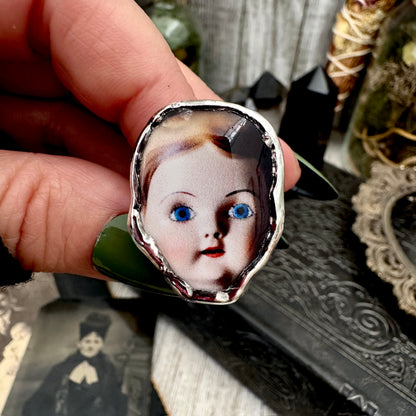 The Weirdlings - Fine Silver Ring Size 7 / One of a Kind