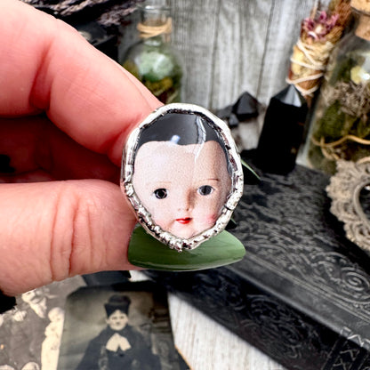 The Weirdlings - Fine Silver Ring Size 8.5 / One of a Kind