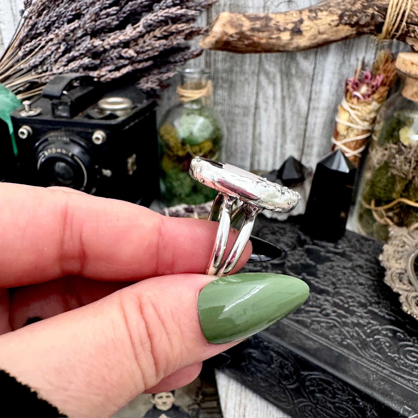 The Weirdlings - Fine Silver Ring Size 8.5 / One of a Kind