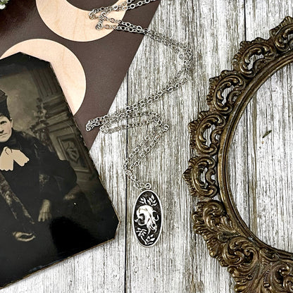 Tiny Talisman Collection - Sterling Silver Cat Skull 23x12mm /