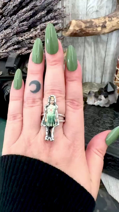 The Weirdlings - Fine Silver Ring Size 10 / One of a Kind